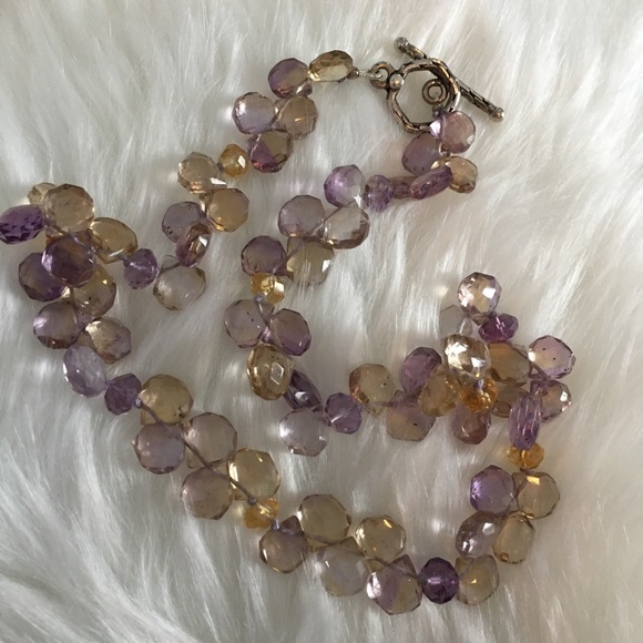 Ametrine Choker Necklace - Picture 1 of 8